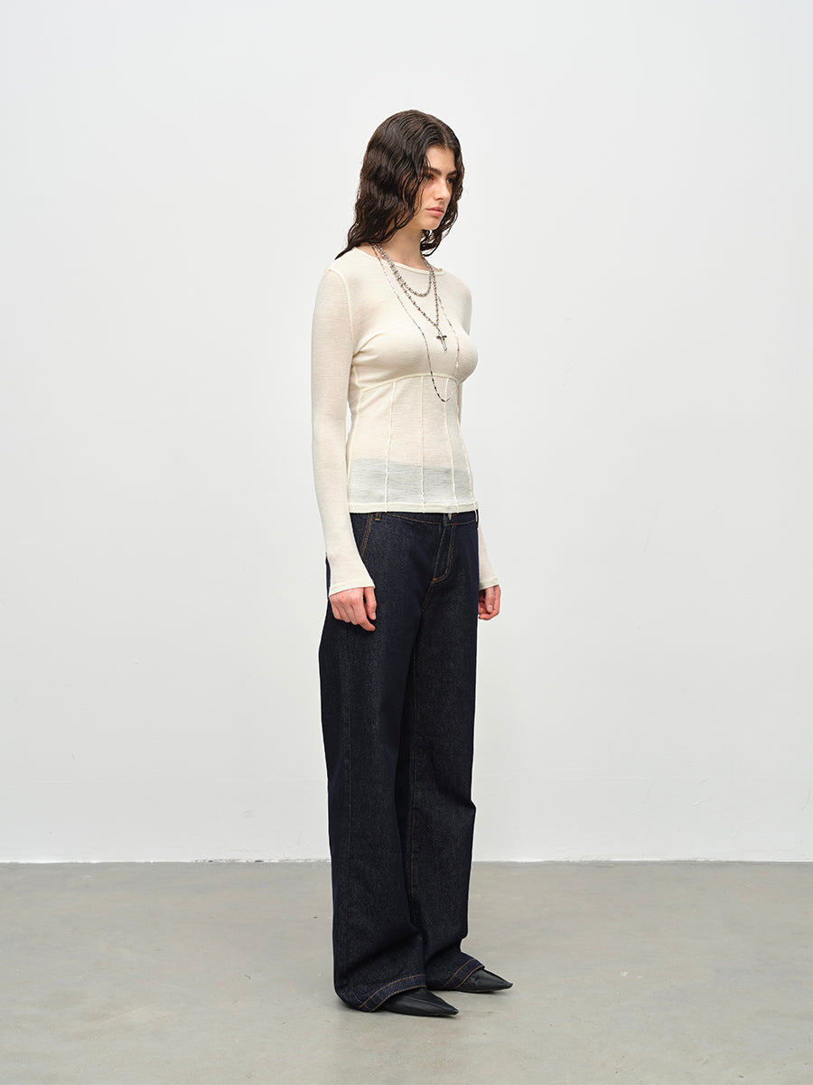 Dotyears24AW Commuter wool base layer T-shirt