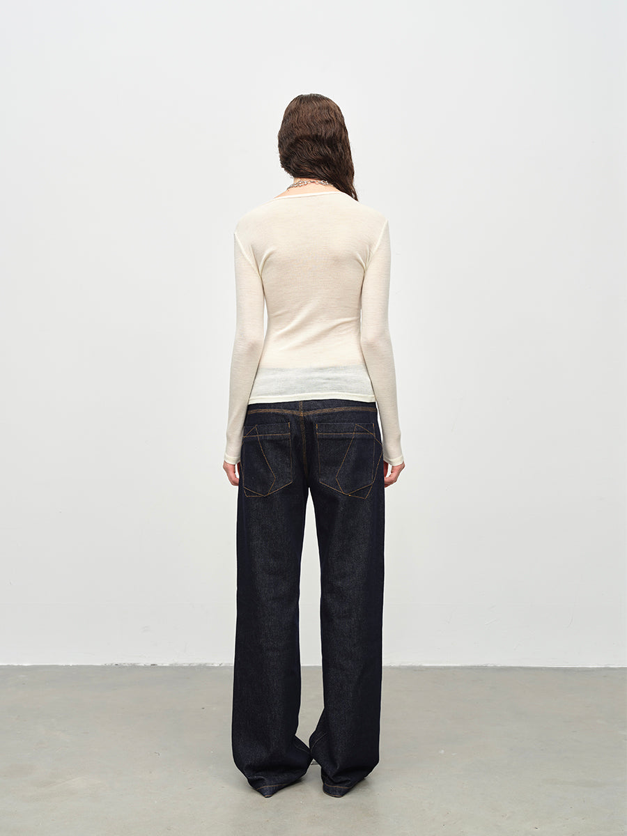 Dotyears24AW Commuter wool base layer T-shirt