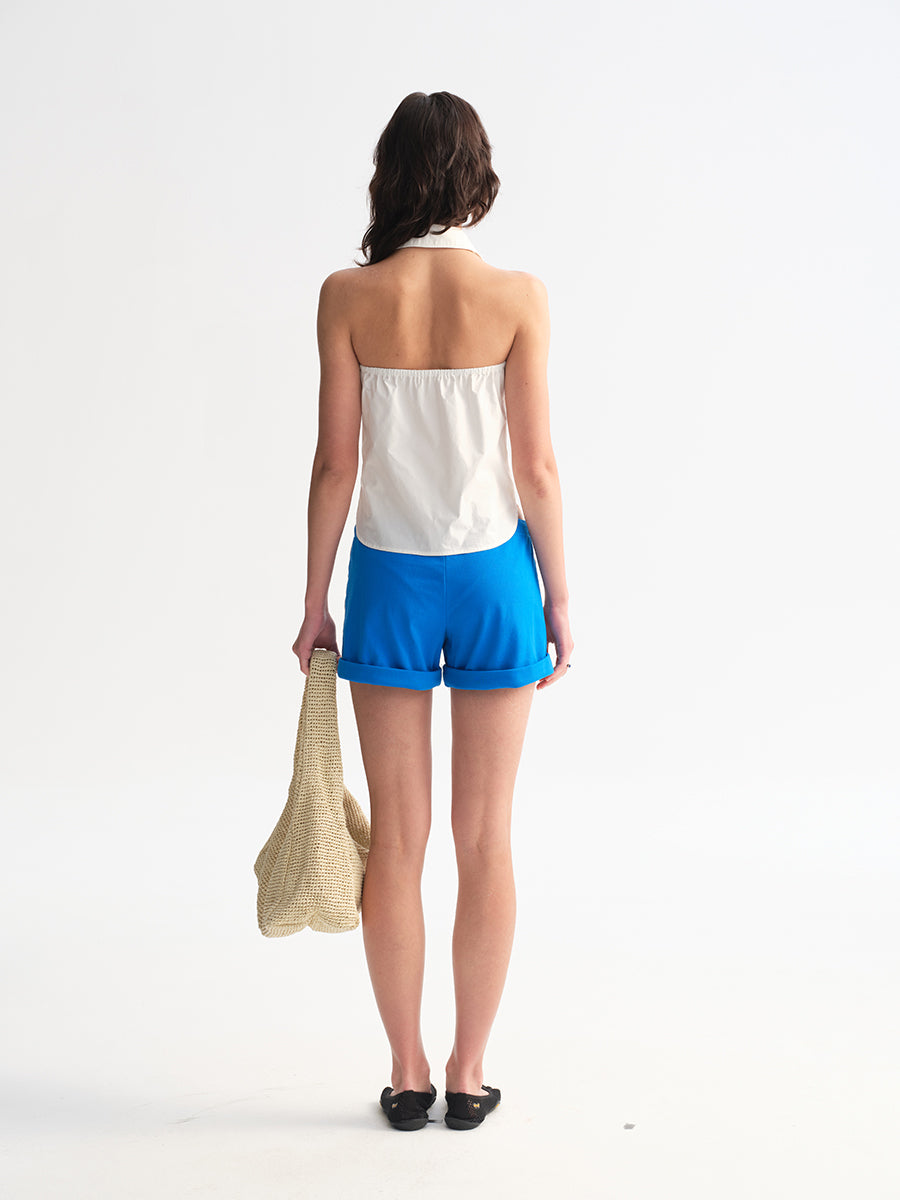 Hughum Cottony Halter Shirt Vest