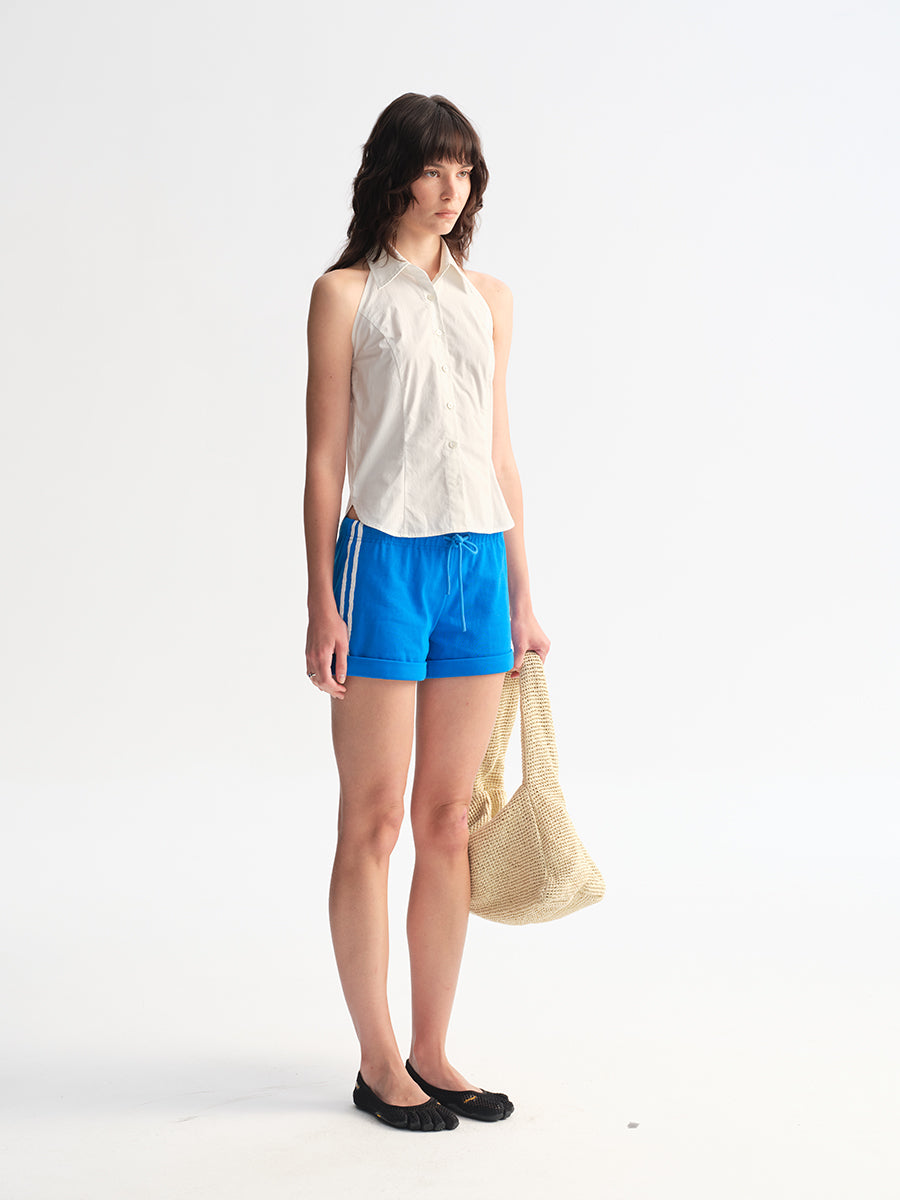 Hughum Cottony Halter Shirt Vest