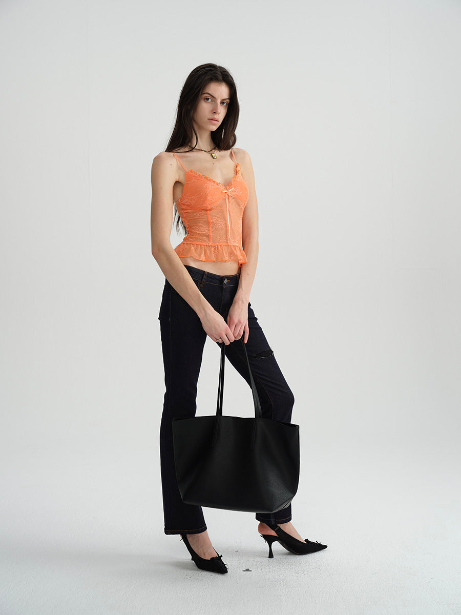 Dotyears Two-tone lace slim fit small suspenders