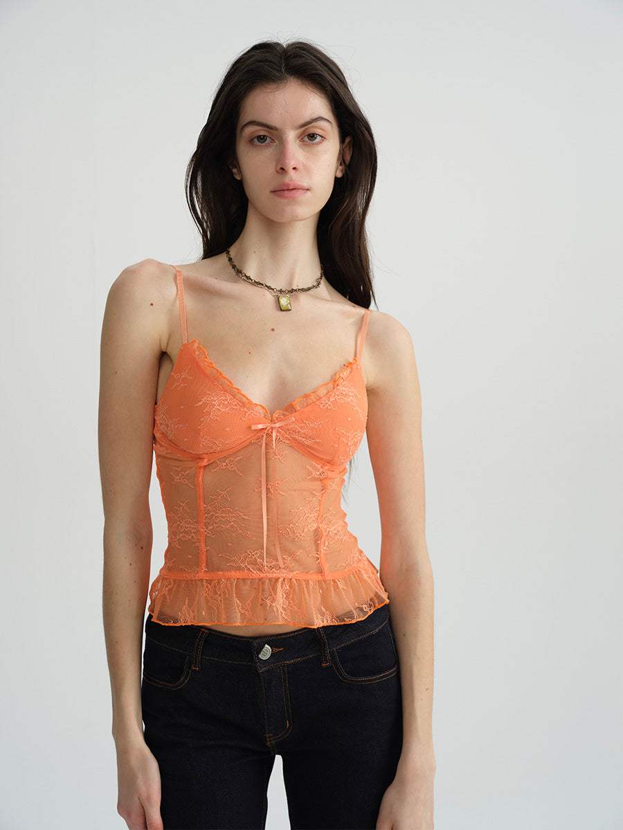 Dotyears Two-tone lace slim fit small suspenders