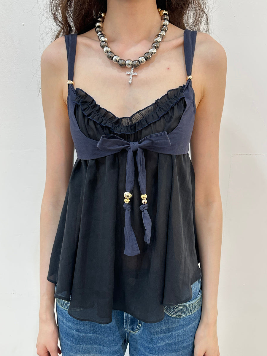 Dotyears Fake two contrasting panels A pendulum small top