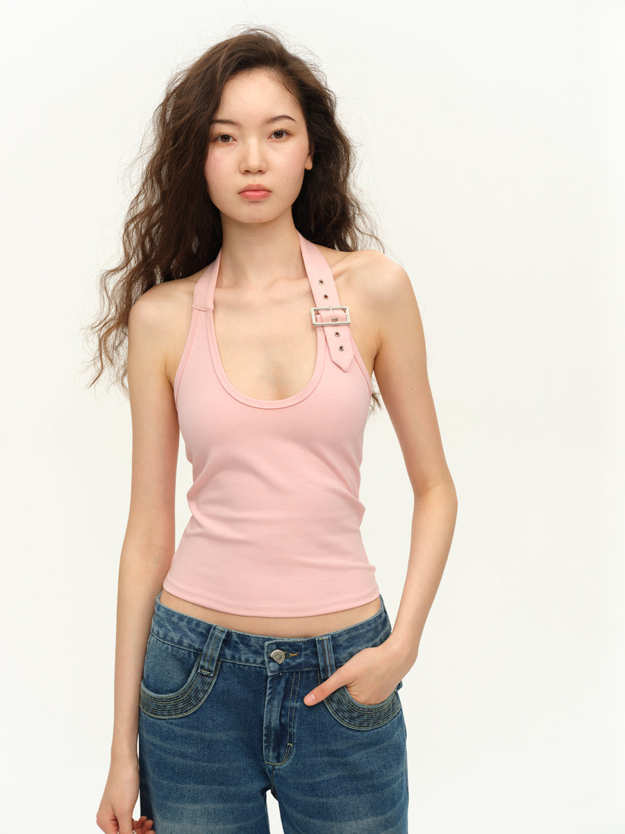 Dotyears Basic slim-fit shoulder straps with adjustable high-stretch cotton knit suspenders