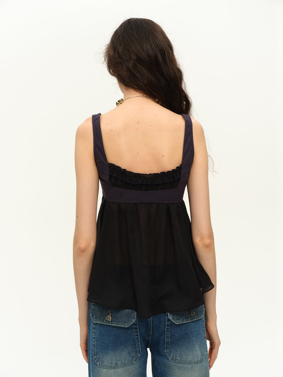 Dotyears Fake two contrasting panels A pendulum small top