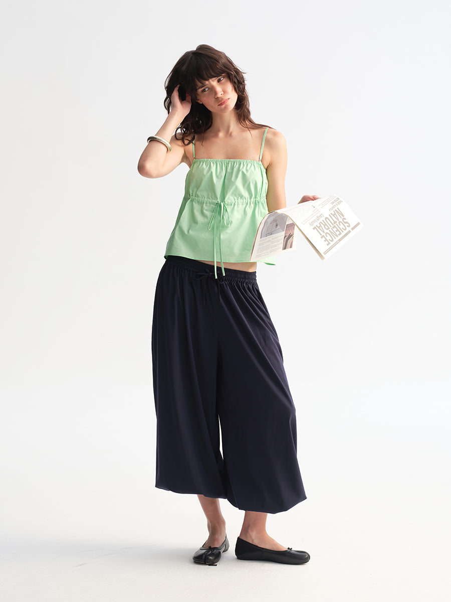 Hughum Cottony Drawstring Vest
