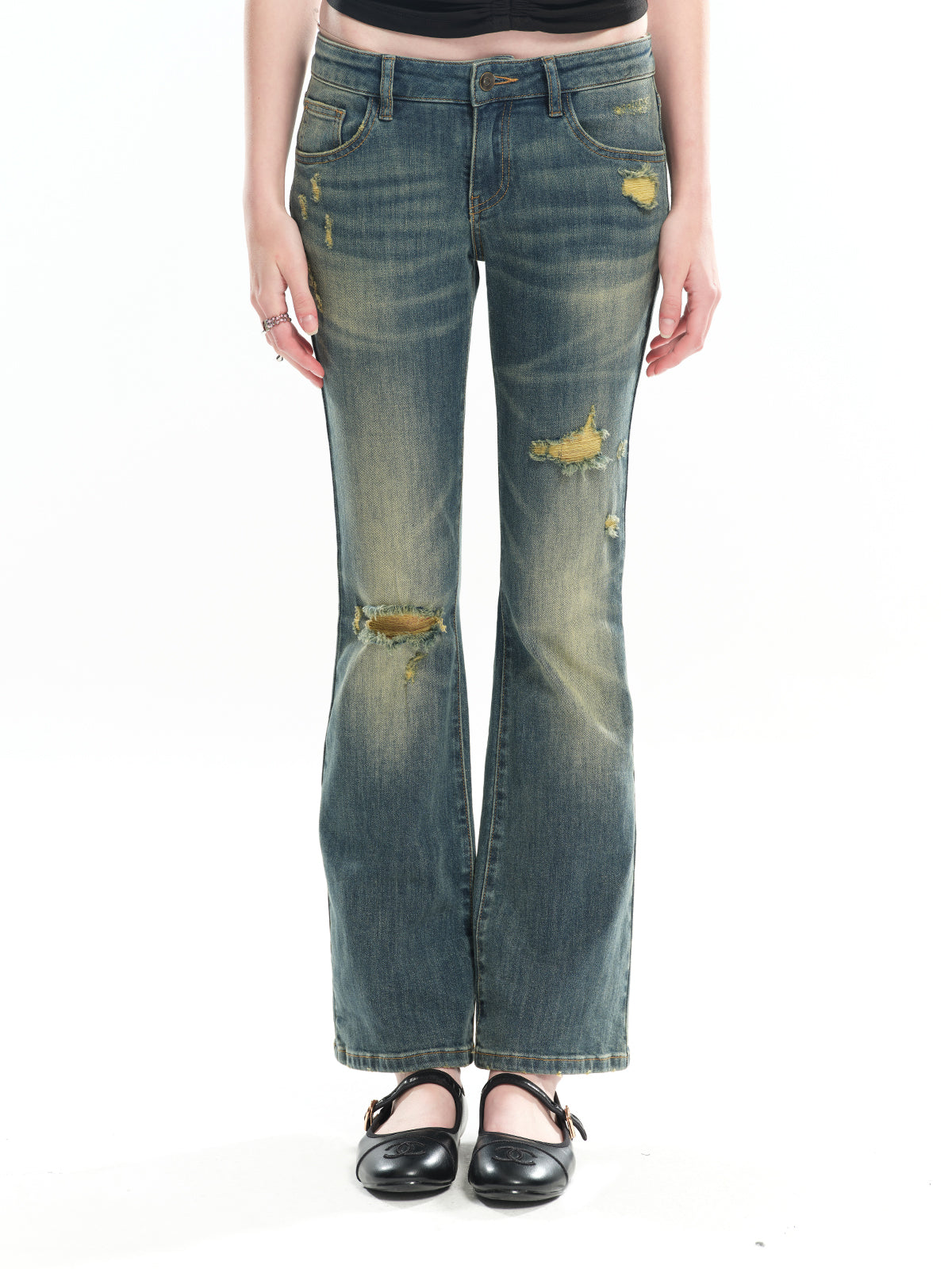 Dotyears Ripped Vintage Washed Jeans