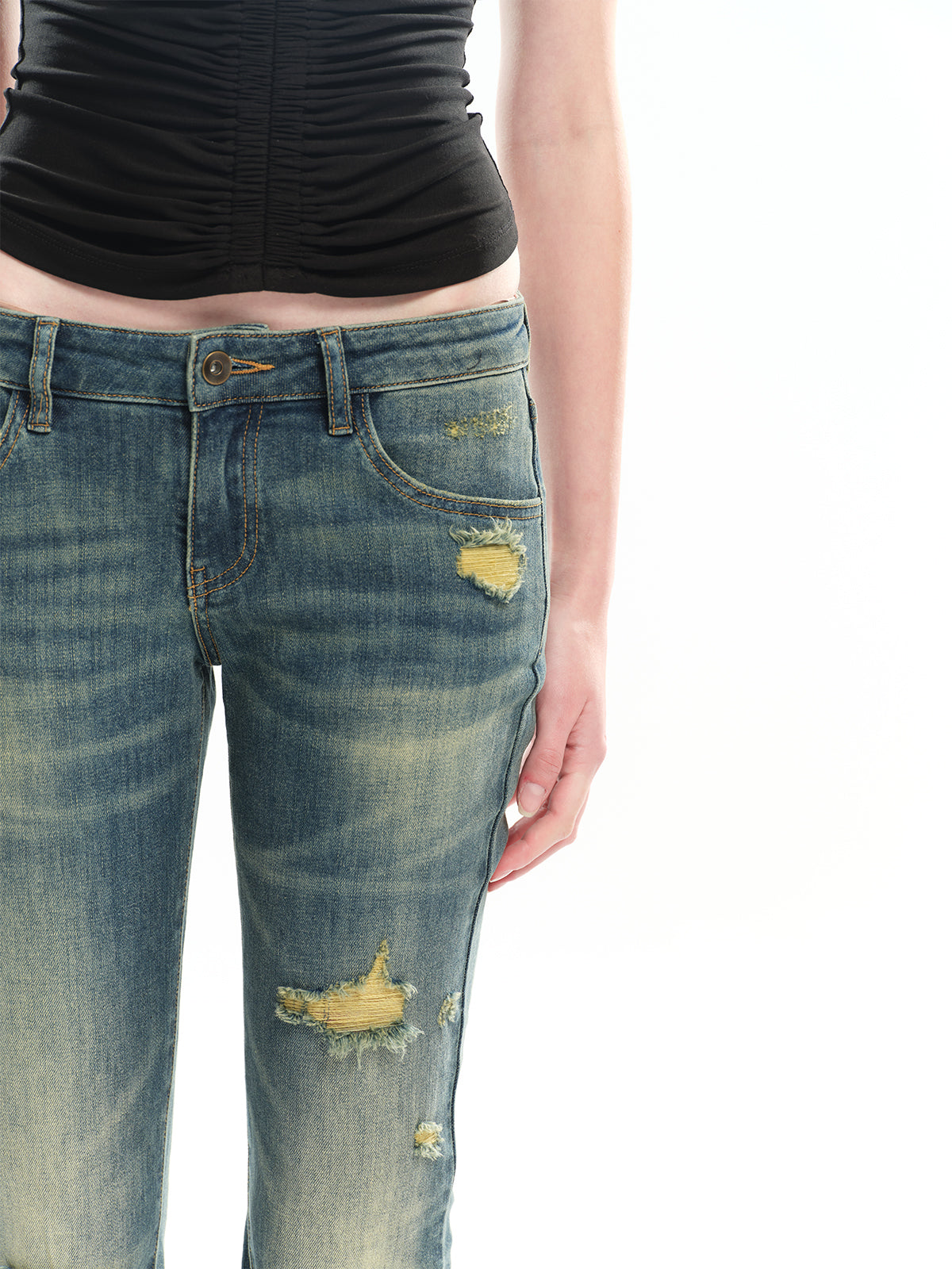 Dotyears Ripped Vintage Washed Jeans