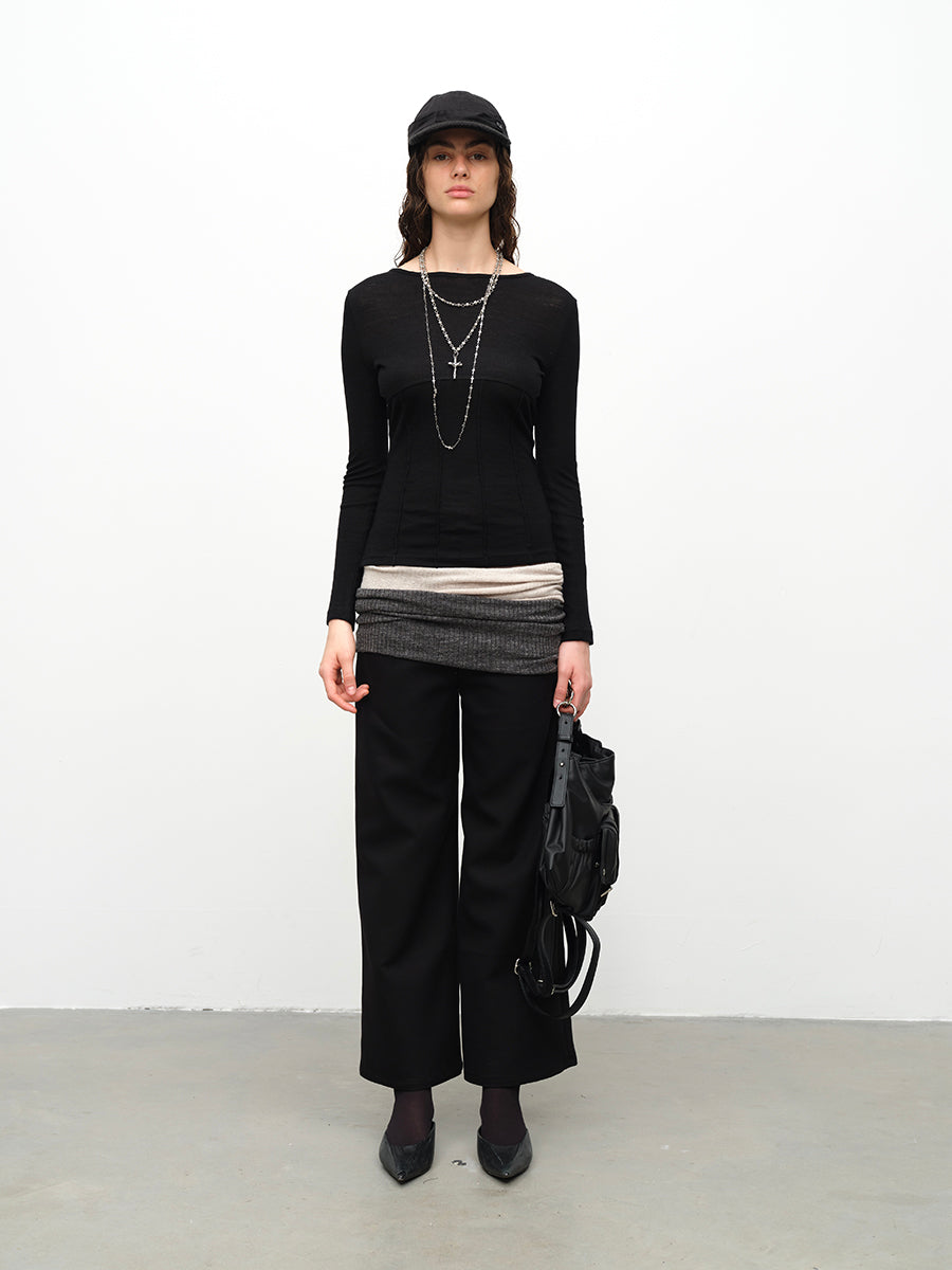 Dotyears24AW Commuter wool base layer T-shirt