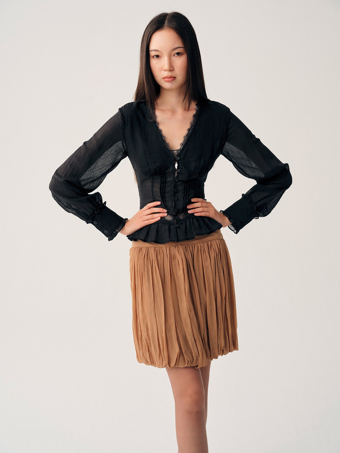 Dotyears Black Lace Cardigan