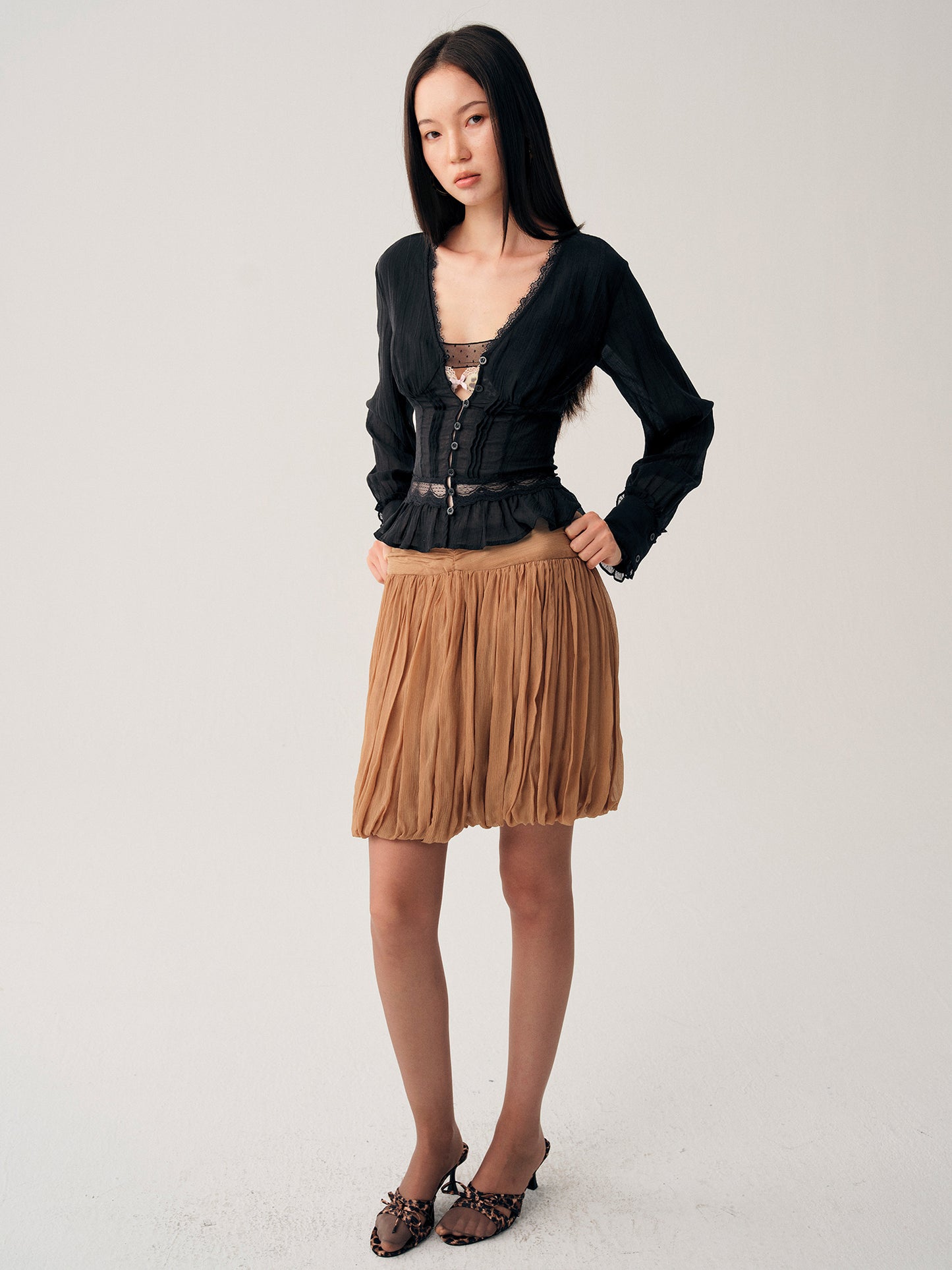 Dotyears Black Lace Cardigan