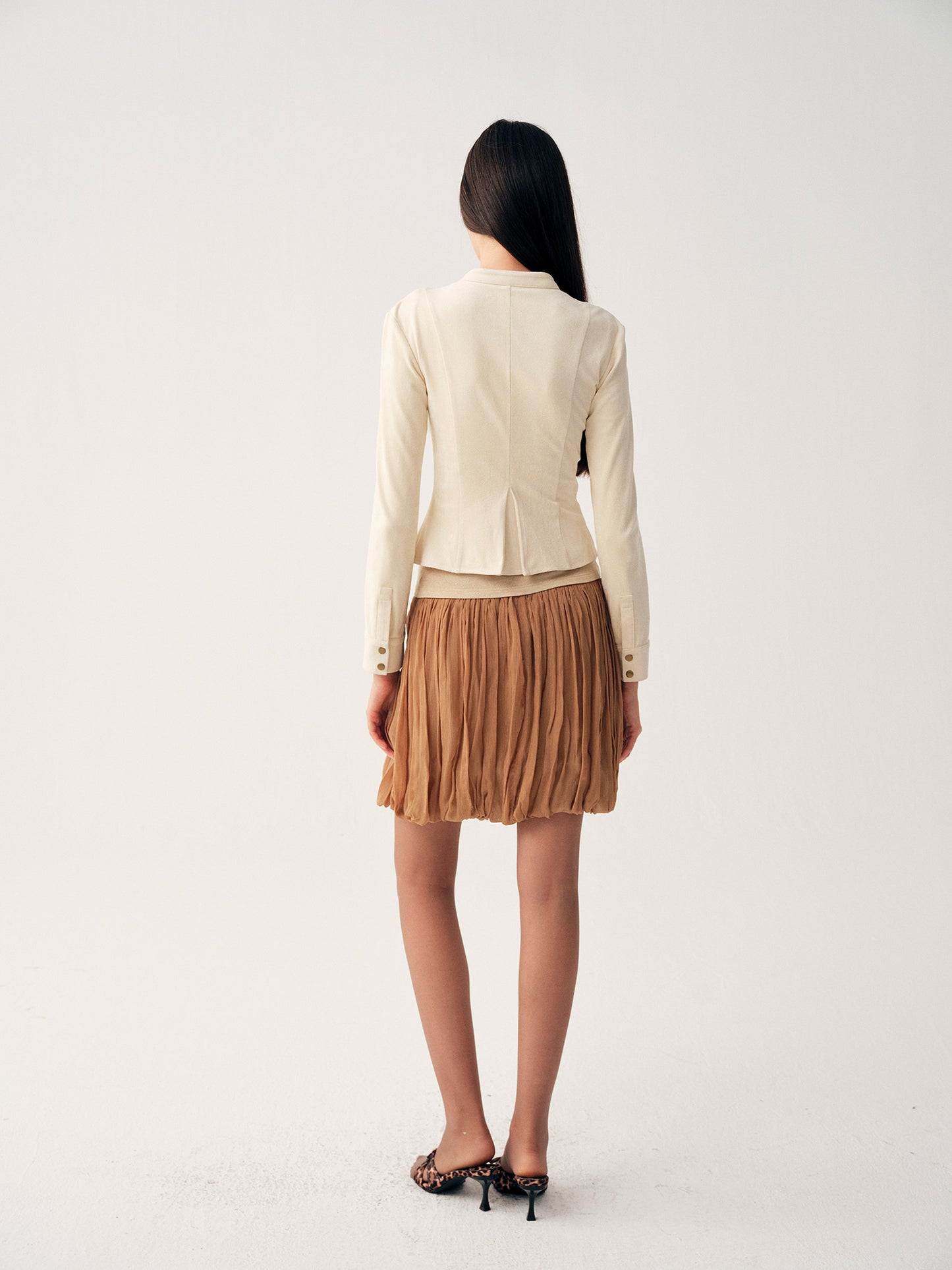 Dotyears Nude Bubble Skirt