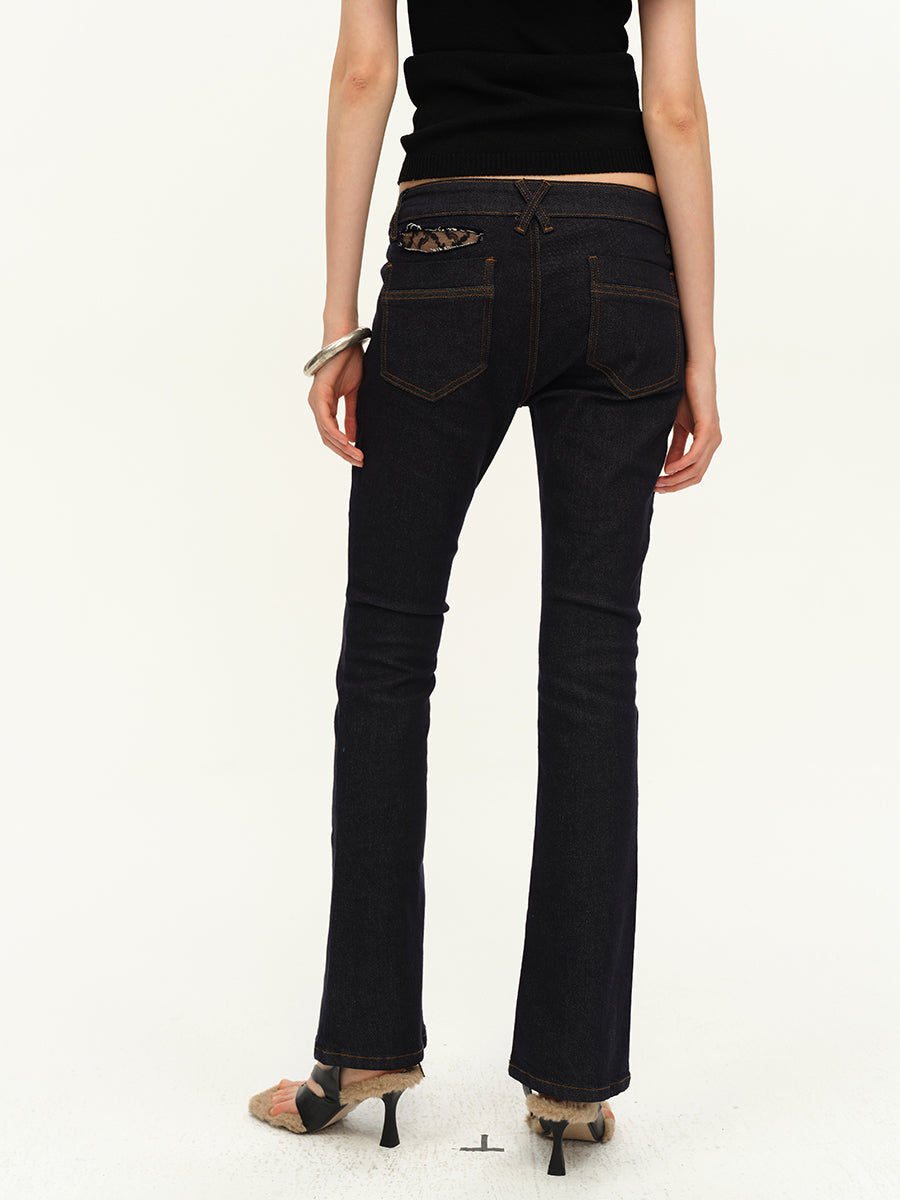 Dotyears Lace panels, trimmed cut-outs, skinny jeans