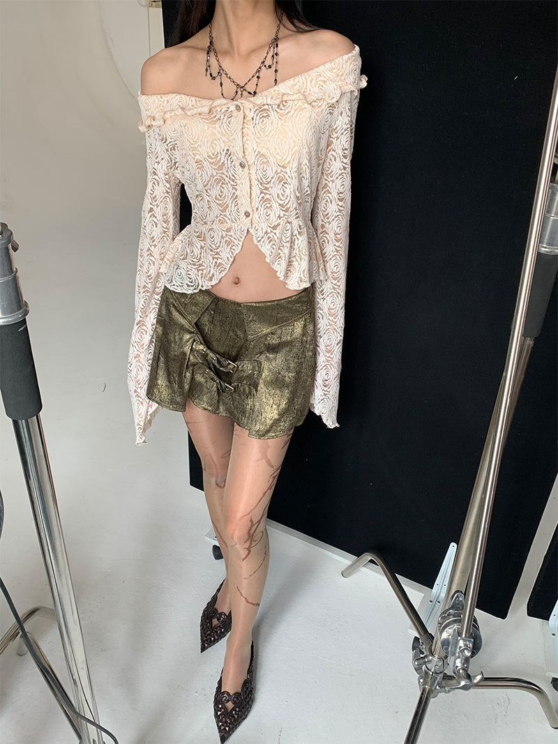 Dotyears 22ss lace top