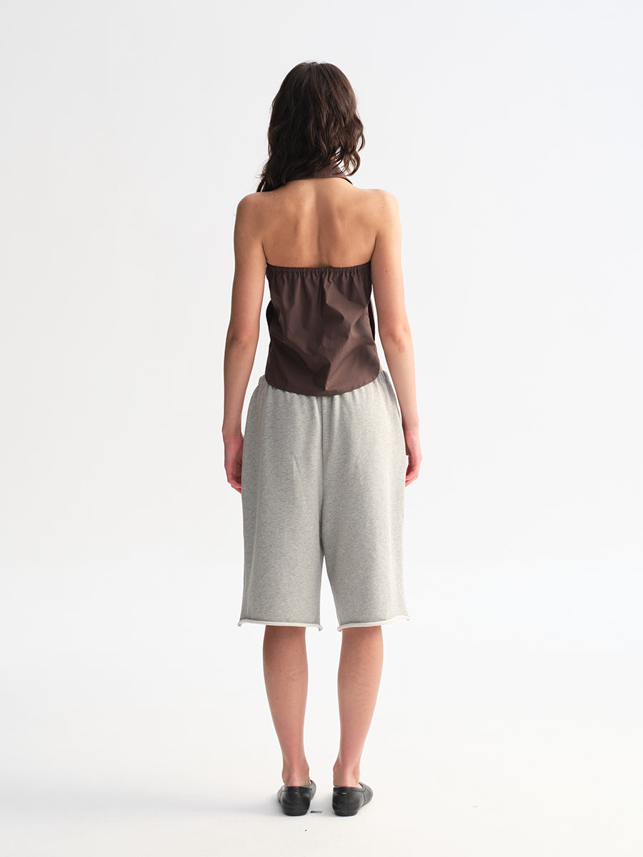 Hughum Cottony Halter Shirt Vest