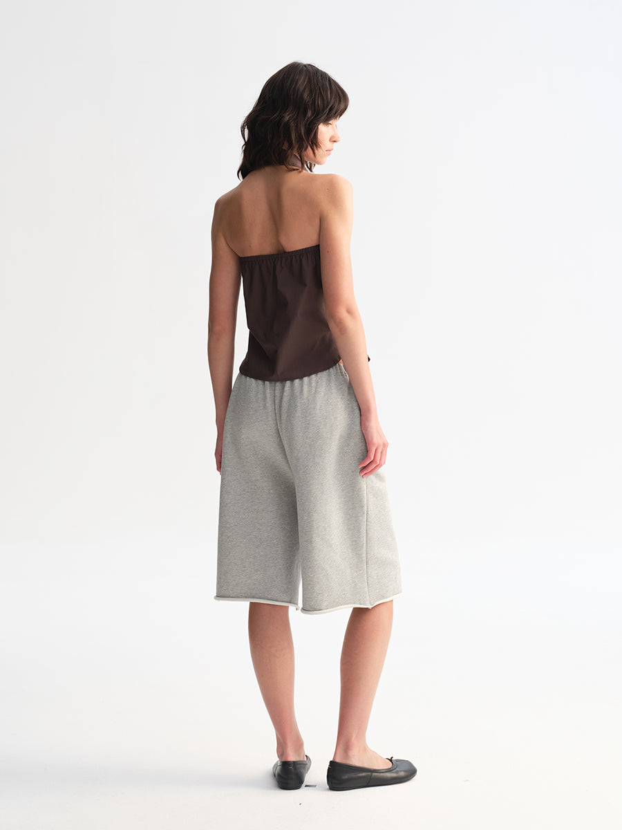 Hughum Cottony Halter Shirt Vest