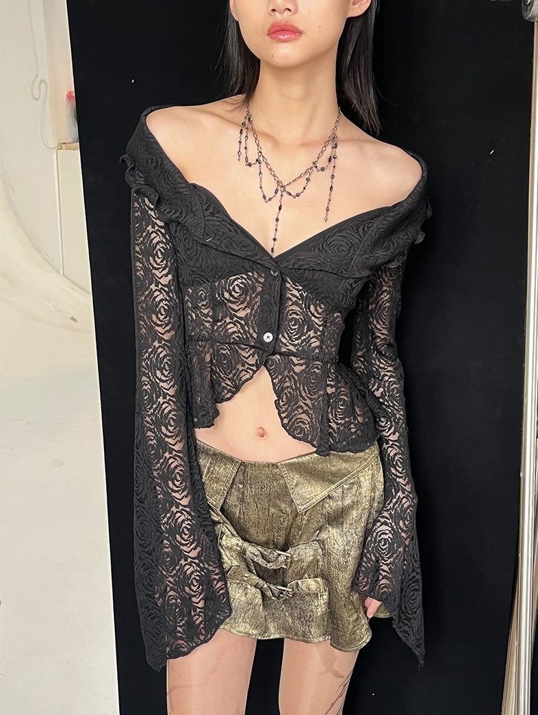 Dotyears 22ss lace top