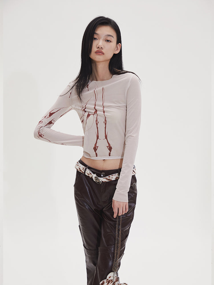 Dotyears 22aw Net gauze