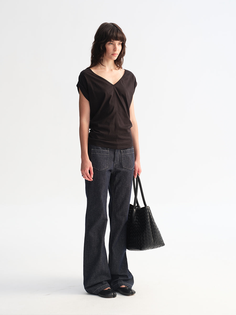 Hughum Cottony Structured T‑shirt