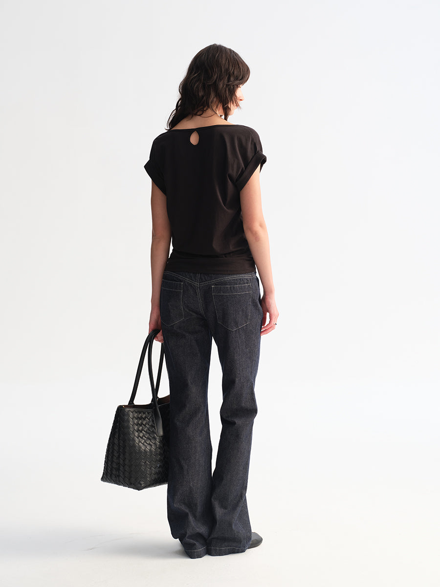 Hughum Cottony Structured T‑shirt
