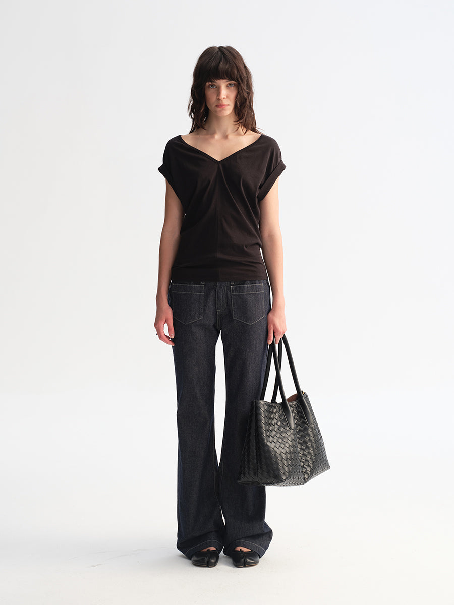 Hughum Cottony Structured T‑shirt