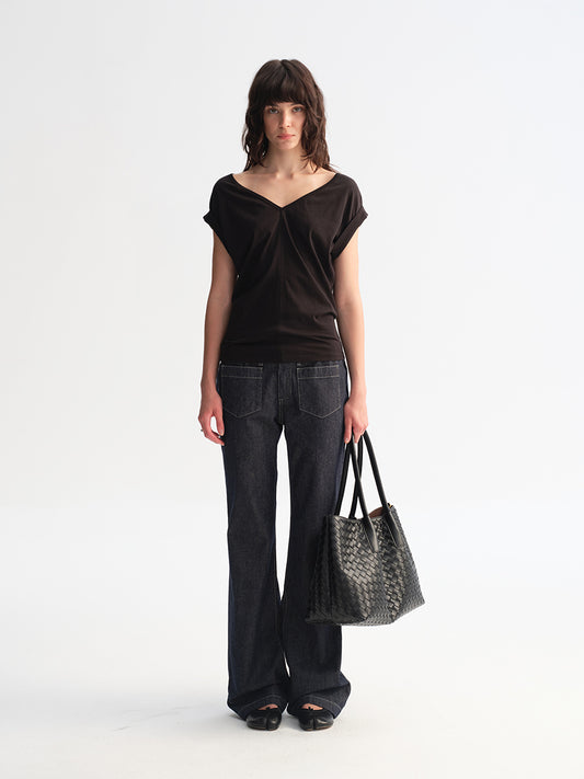 Hughum Cottony Structured T‑shirt