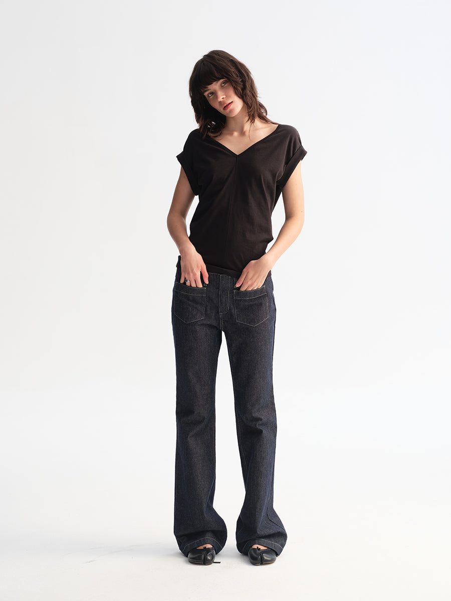 Hughum Cottony Structured T‑shirt
