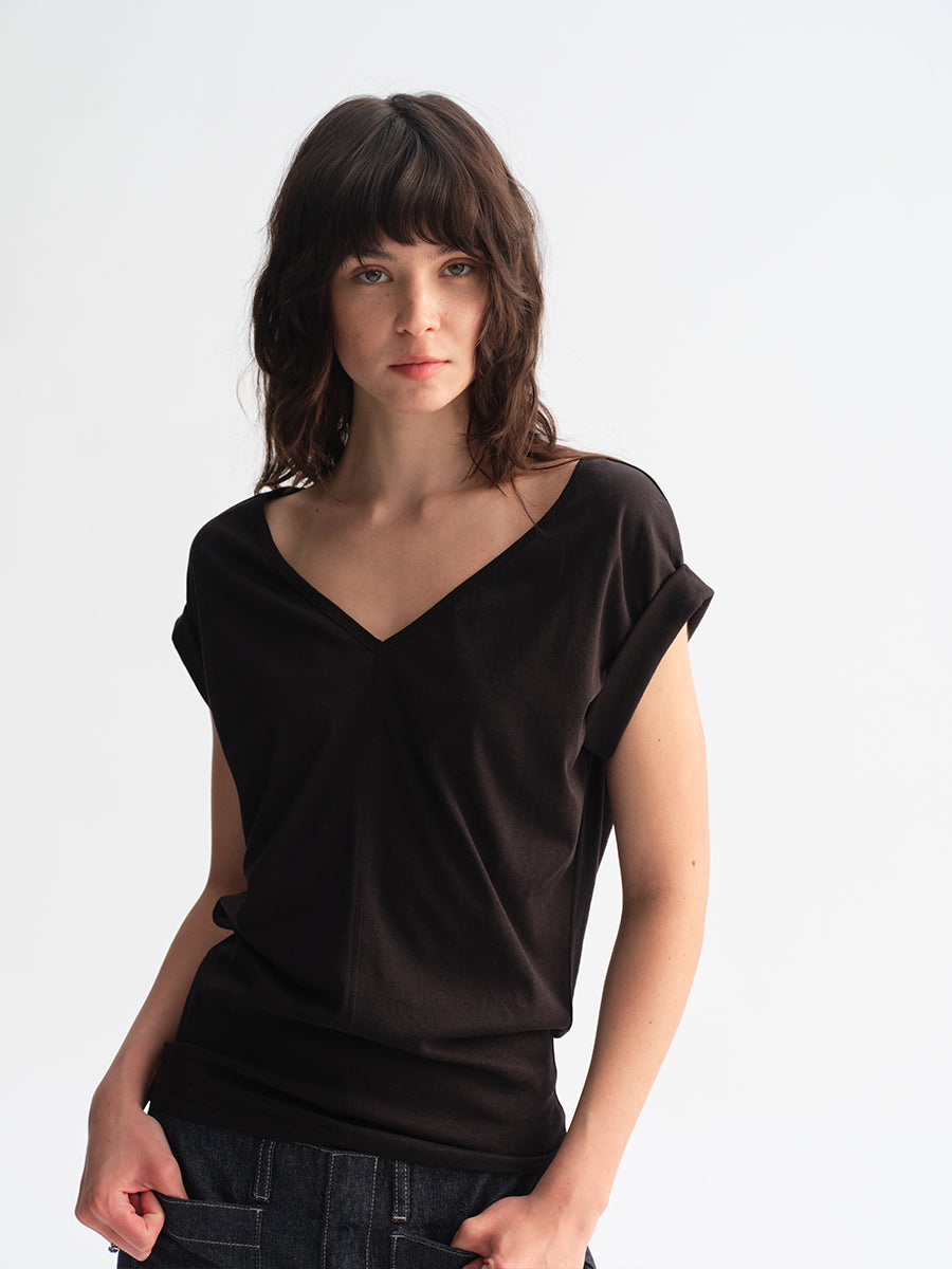 Hughum Cottony Structured T‑shirt