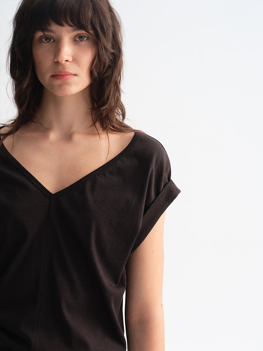 Hughum Cottony Structured T‑shirt