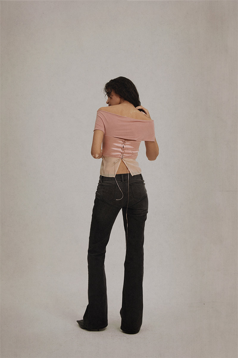 Dotyears 23ss satin suspenders