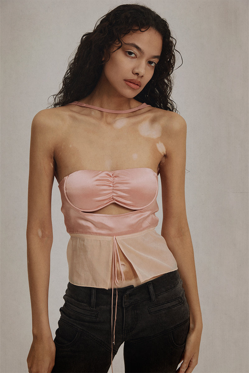 Dotyears 23ss satin suspenders