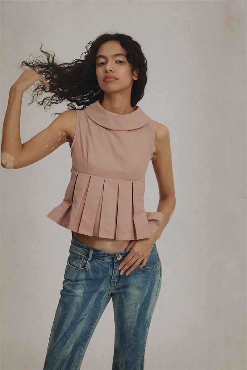 Dotyears 23ss two tone top