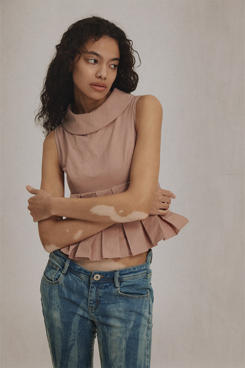 Dotyears 23ss two tone top