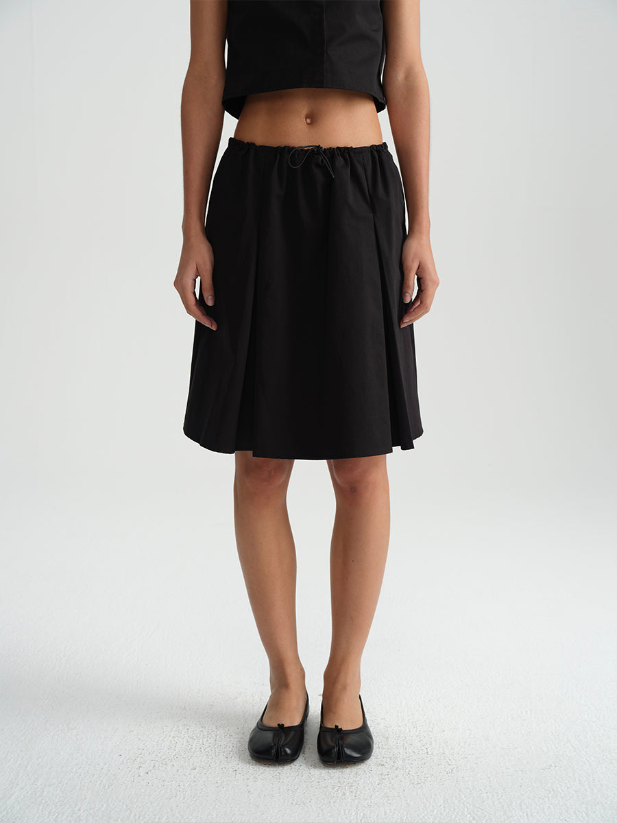 Hughum Cotton black drawstring strap set