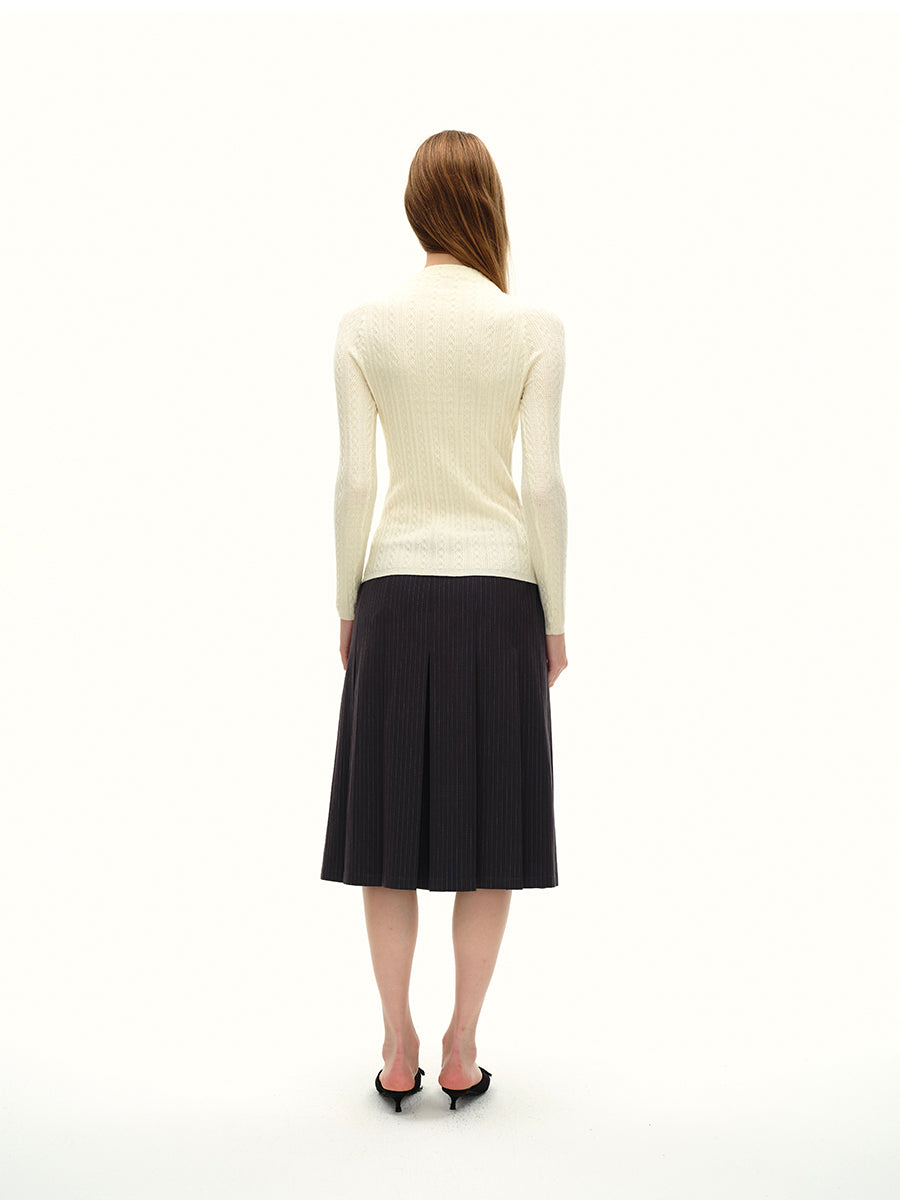 Dotyears24AW Commuter Series A niche original design is a hand-made hand-sewn brick slim sweater