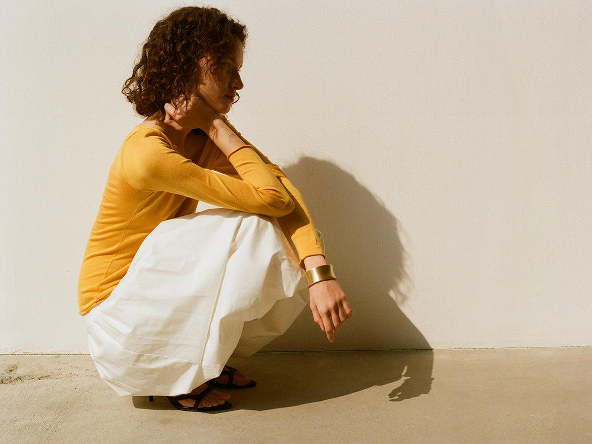 Hughum White cotton linen bloomers pants